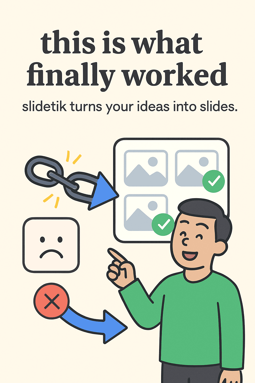 SaaS TikTok slideshow CTA slide — link in bio drives organic sign-ups without paid ads.